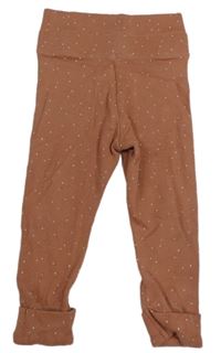 Staroružové rebrované legíny s bodkami M&S