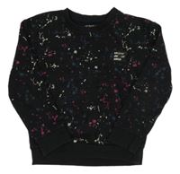Čierno-farebná vzorovaná mikina Primark