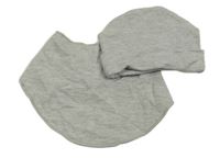 2set - Šedá čepice + slinták