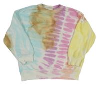 Farebná batikovaná mikina Zara