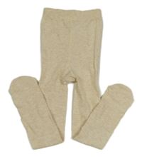 Béžové chlpaté pančuchy