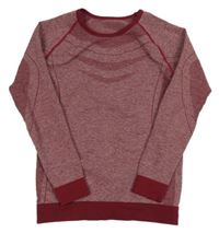 Karmínové spodné funkčné tričko Crivit