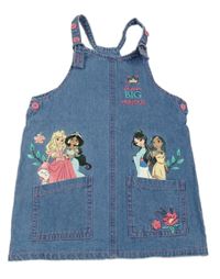 Modré riflové šaty s princeznami Primark