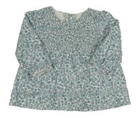 Biela blúzková á tunika s kvietkami M&S