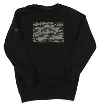 Černá mikina s logem Rascal