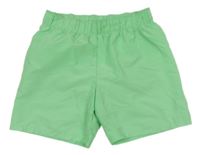 Svetlozelené šušťákové plážové kraťasy H&M