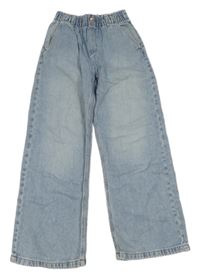 Modré wide leg rifle H&M