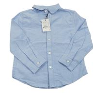 Nové - světlemodrá melírovaná košile PRIMARK
