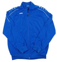 Cobaltovoě modrá prepínaci športová mikina s logom JAKO