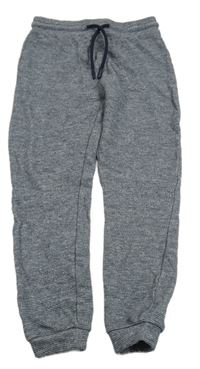 Tmavomodré pruhované tepláky Matalan