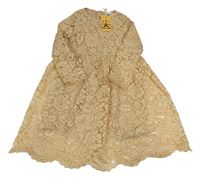 Nové - Béžové krajkové šaty