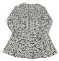 Bílé květované šaty Zara