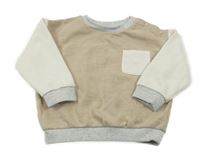 Béžovo-smotanová mikina s vreckom M&S