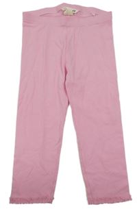 Ružové capri legíny s kanýry H&M