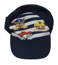 Tmavomodro-pruhovaná šiltovka s Paw Patrol Nickelodeon