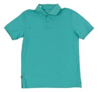 Modrozelené polo funkční tričko Decathlon