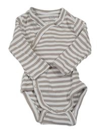 Šedo-smetanové pruhované zavinovací body C&A