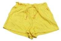 Žlté bavlnené kraťasy Matalan