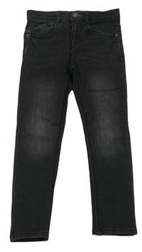 Tmavomodré skinny rifle C&A