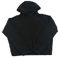 Čierna crop mikina s kapucňou F&F