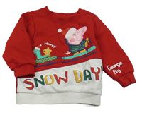 Červeno-bílá mikina s Tomíkem Primark