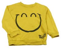 Žltá mikina so smajlíkom H&M
