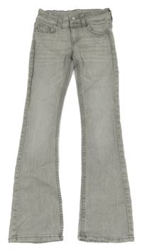 Šedé bootcut rifle H&M