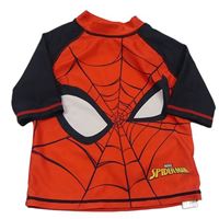 Červeno-čierne UV tričko so Spidermanem Primark