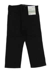 Černé straight fit rifle Denim Co.