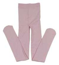 Světlerůžové zateplené punčocháče Primark