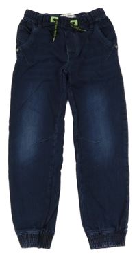 Tmavomodré teplákové cuff rifle John Baner