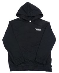 Čierna mikina s nápisom a kapucňou Lily & Dan