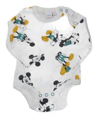 Bílé body s Mickeym Disney