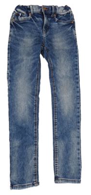 Modré teplákové skinny rifle Lindex