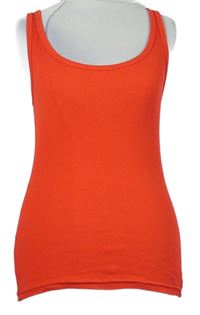 Dámský červený žebrovaný top Papaya 