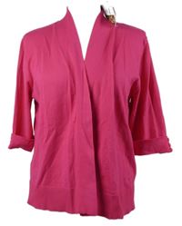 Nové - Dámský fuchsiový svetrový cardigán Mudflower 