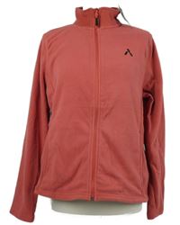 Nové - Dámska červená fleecová funkčná prepínaci mikina Crivit