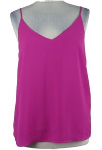 Dámsky fuchsiový voľné ý top Oasis