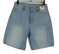 Nové - Dámské světlemodré riflové kraťasy M&S