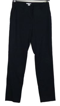 Dámské tmavomodré kalhoty H&M