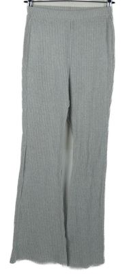 Dámské šedé žebrované pletené zvonové kahoty Shein