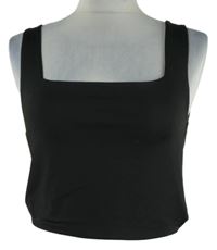 Dámsky čierny crop top Amisu