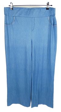 Dámske svetlomodré culottes nohavice
