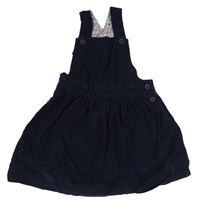 Tmavomodré na traké menšestrové šaty Jojo Maman Bébé