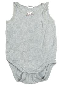 Světlešedé žebrované body s krajkou H&M
