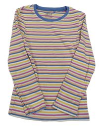 Barevné pruhované triko Next
