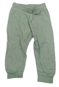 Světlekhaki tepláky H&M