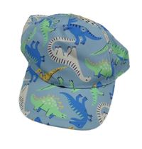Modrá kšiltovka s dinosaury 