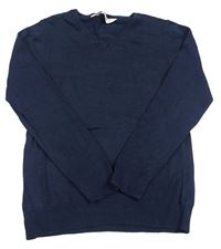 Tmavomodrý sveter H&M