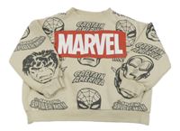 Béžová mikina - Avengers Marvel